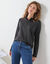 T-shirt col montant zippé manches longues - chaleur intense (zwart)