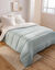 Dekbed in microvezel met Pastel print 200g/m2 (blauw)