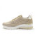 Sneakers met sleehak, veters en pailletten, grote breedte (beige)