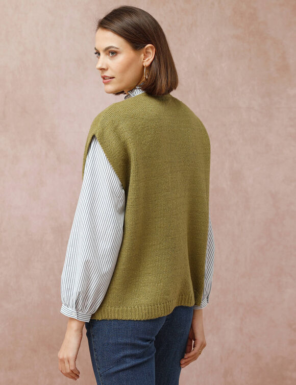 Gilet sans manches (vert olive)