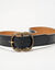 Ceinture boucle dor&eacute;e (noir)