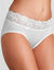 Midislip in katoen en kant Romance - set van 4 (3 + 1 gratis) (wit)