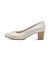 Wandelschoenen - breed model (GLANZEND BEIGE)