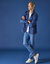 Worker jasje met knoopsluiting en 3 zakken, jeans (stone)