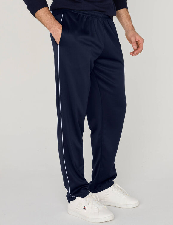 Sportbroek van microvezel met geruwde binnenkant - set van 3 (marine + zwart + grijs)