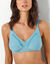 Soutien-gorge coton embo&icirc;tant sans armatures - lot de 2 (bleu + lavande)