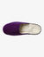 Chaussons mules - fourrés laine (prune)