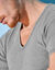 Tee-shirt sous-v&ecirc;tement homme col V - lot de 2 (gris chin&eacute;)