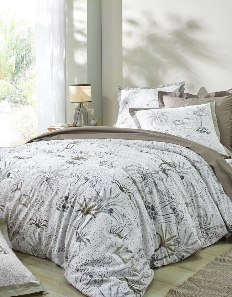 Linge de lit Bangalore - coton imprimé, beige Linge de lit Bangalore - coton imprimé, beige, hi-res image number 1