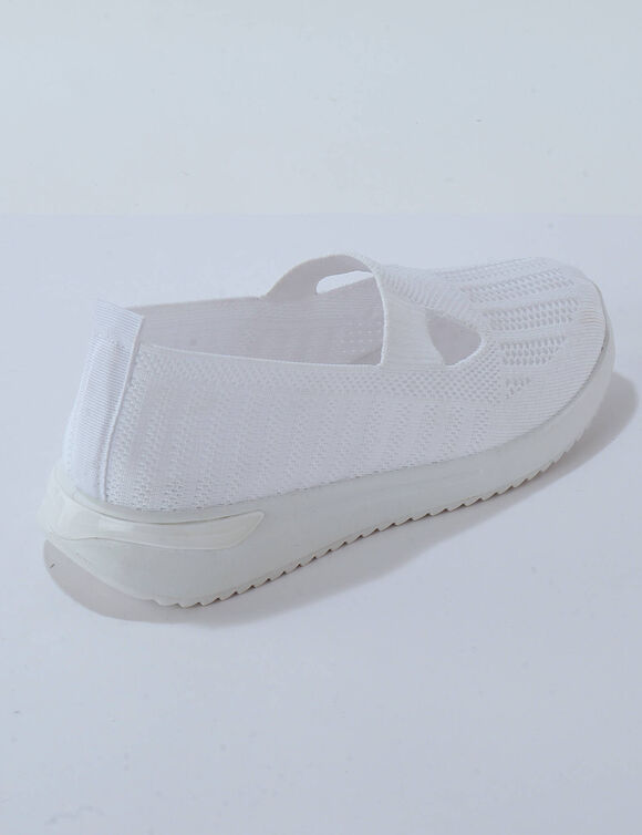 Baskets à enfiler mesh (blanc)