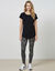 T-shirt met korte mouwen (zwart)