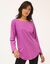 T-shirt met lange mouwen (violine)