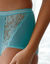 Supermaxislip met kant - set van 3 (oranje + blauw + eendenblauw)