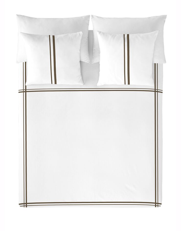 Parure de lit Linéa - coton (blanc)