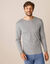 Ondershirt voor heren, met ronde hals en lange mouwen, intense warmte - set van 2 (chiné grijs)