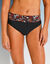 Slip de bain modulable imprimé Tarafa (noir / paprika)