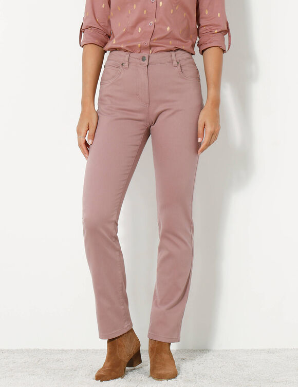 Pantalon sculptant, 5 poches (praline)
