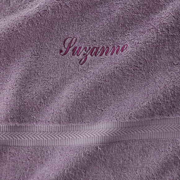 Collection serviettes de bain personnalisables confort moelleux (lavande)