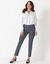 Gestreepte 7/8-jeans (dark blue)