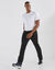 Jeans met 5 zakken in rekbaar katoen - binnenpijplengte 82 cm (black)