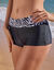 Aanpasbare boxer met bedrukte zebraprint (zwart)