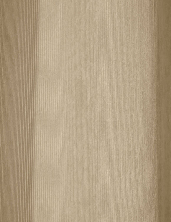 Rideau velours c&ocirc;tel&eacute; (beige)