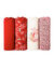 Katoenen slip met "panter" print - Set van 4 (rood)