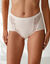 Supermaxislip met kant - set van 3 (zwart + nude + wit)