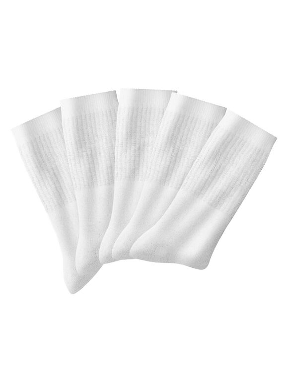Mi-chaussettes unies sport - lot de 10 paires (blanc)