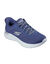 Baskets à lacets enfilage facile GO WALK FLEX (bleu)