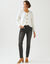 Pantalon slim, taille haute, moyenne stature (black used)