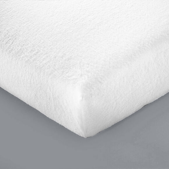 Prot&egrave;ge matelas Sanfor&reg; molleton 32 cm (blanc)