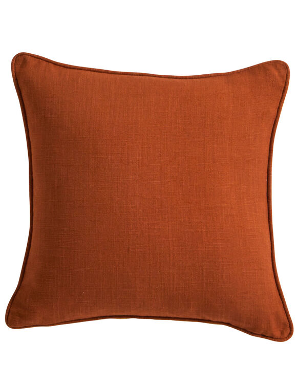 Coussin double face (terracotta)