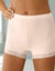 Katoenen shorty met kant - set van 2 (huidkleur)