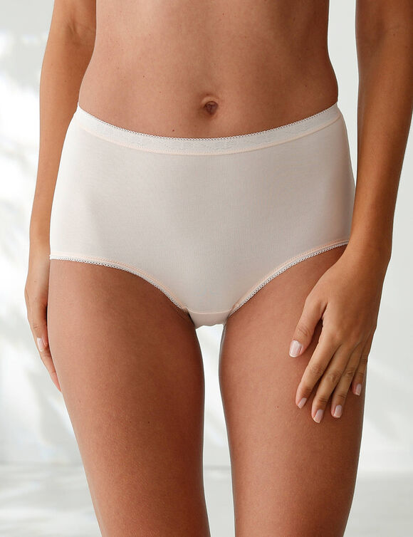 Basic supermaxislip - set van 3 (zwart + nude + wit)