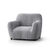 Housse bi-extensible microfibre gaufrée graphique pour fauteuil et canapé (gris)