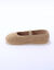 Ballerines en sherpa (taupe)