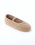 Ballerines en sherpa (taupe)
