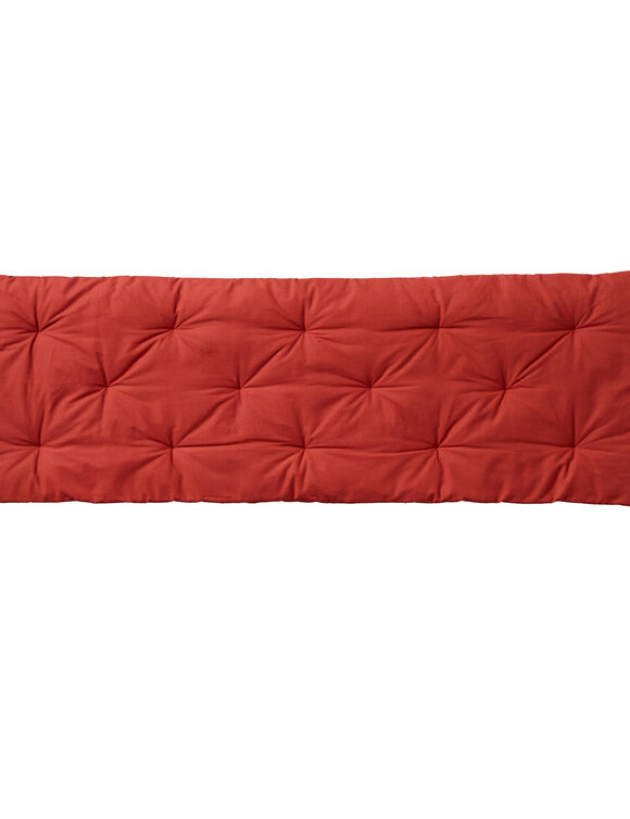 Long coussin uni d'assise de canapé (terracotta)