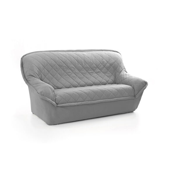 Housse pr&eacute;form&eacute;e matelass&eacute;e - fauteuils et canap&eacute;s (gris perle)