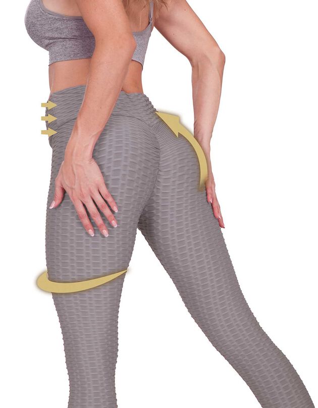 Legging lifting naturel Booty Lift (gris)