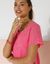 T-shirt met broderie anglaise (roze)