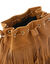 Tas in emmermodel, met franjes (karamel)