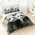 Linge de lit Bambou coton (gris / noir)