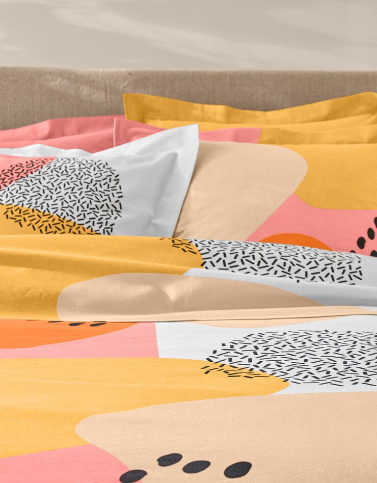 Linge de lit Oscar - coton (corail)
