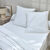 Linge de lit uni coton lavé (écru)