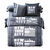Linge de lit Manhattan en polycoton imprimé New-York (bleu marine)