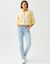 Slimjeans met 7/8-lengte, hoge taille, grote lengte (bleached)