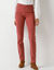 Modellerende broek met 'platte buik' effect en elastische taille (terracotta)