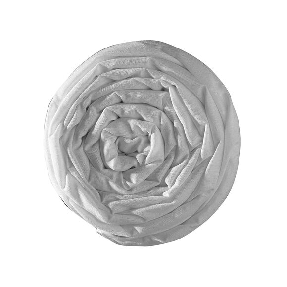 Drap-housse uni sommier articul&eacute; jersey bonnets 27 cm (gris perle)